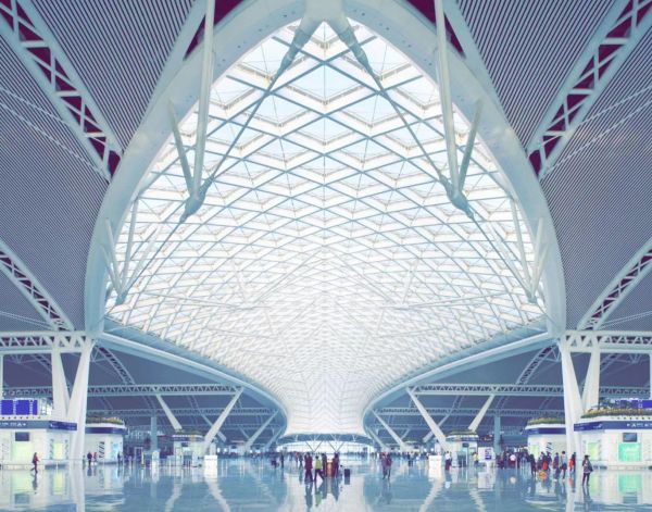 廣州火車南站內墻天花裝飾 廣州火車南站內墻天花裝飾